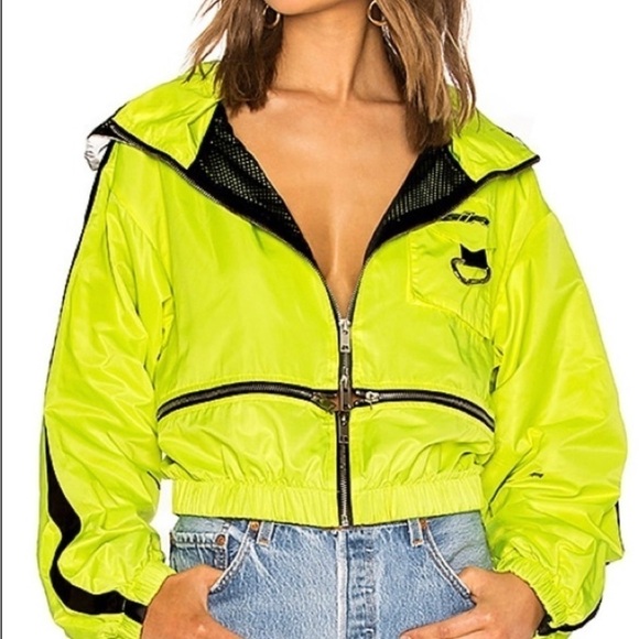 I.AM.GIA Neptune Hazard Neon Zip Convertible Jacket - Picture 3 of 12